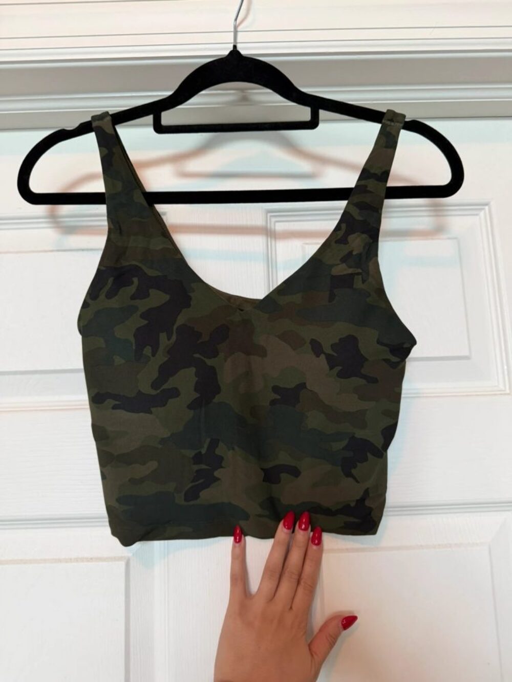 Offline by Aerie Real Me camo longline sports bra – medium NWT